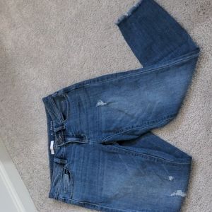 Lauren Conrad distressed skinny jeans